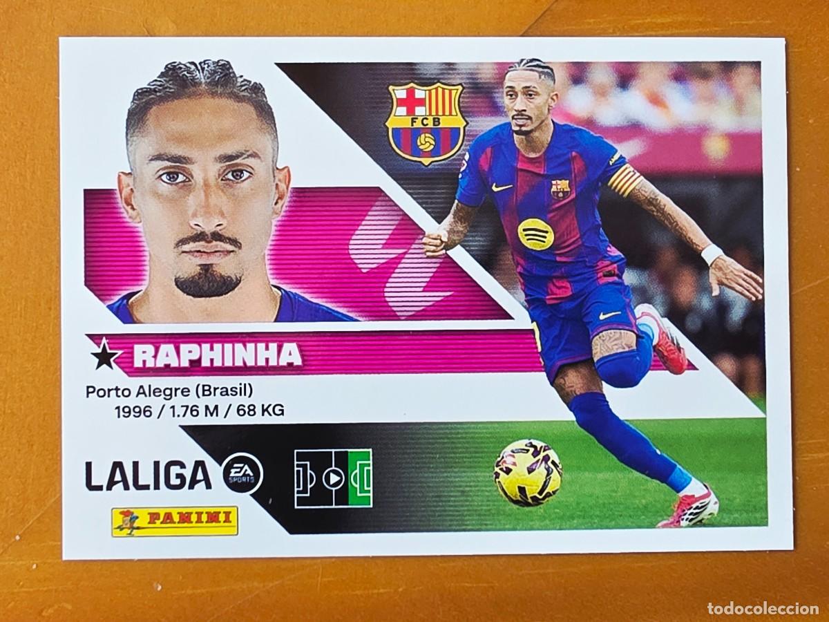 Cromos de f&uacute;tbol: 19 Raphinha, FC Barcelona, Panini Ediciones Liga Este 2026 2027 26 27 sin pegar