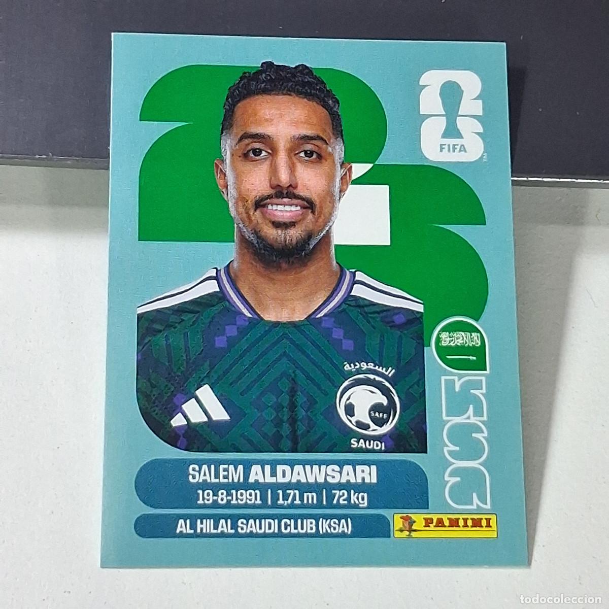Cromos de f&uacute;tbol: B49 KSA 16 KSA16 SALEM ALDAWSARI ARABIA SAUD&Iacute; KSA MUNDIAL FIFA WORLD CUP 2026 STICKER PANINI