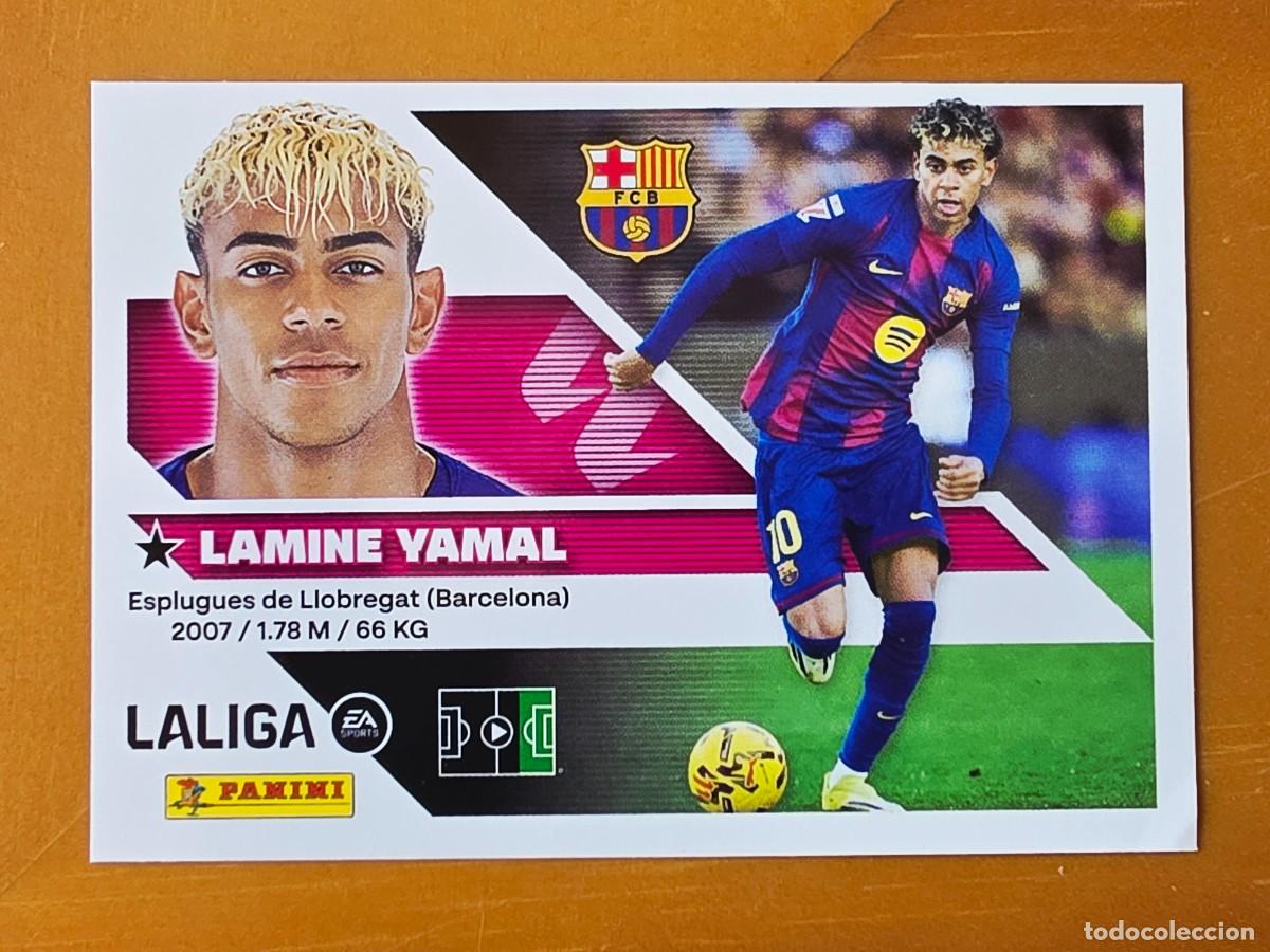 Cromos de f&uacute;tbol: 20 Lamine Yamal, FC Barcelona, Panini Ediciones Liga Este 2026 2027 26 27 sin pegar