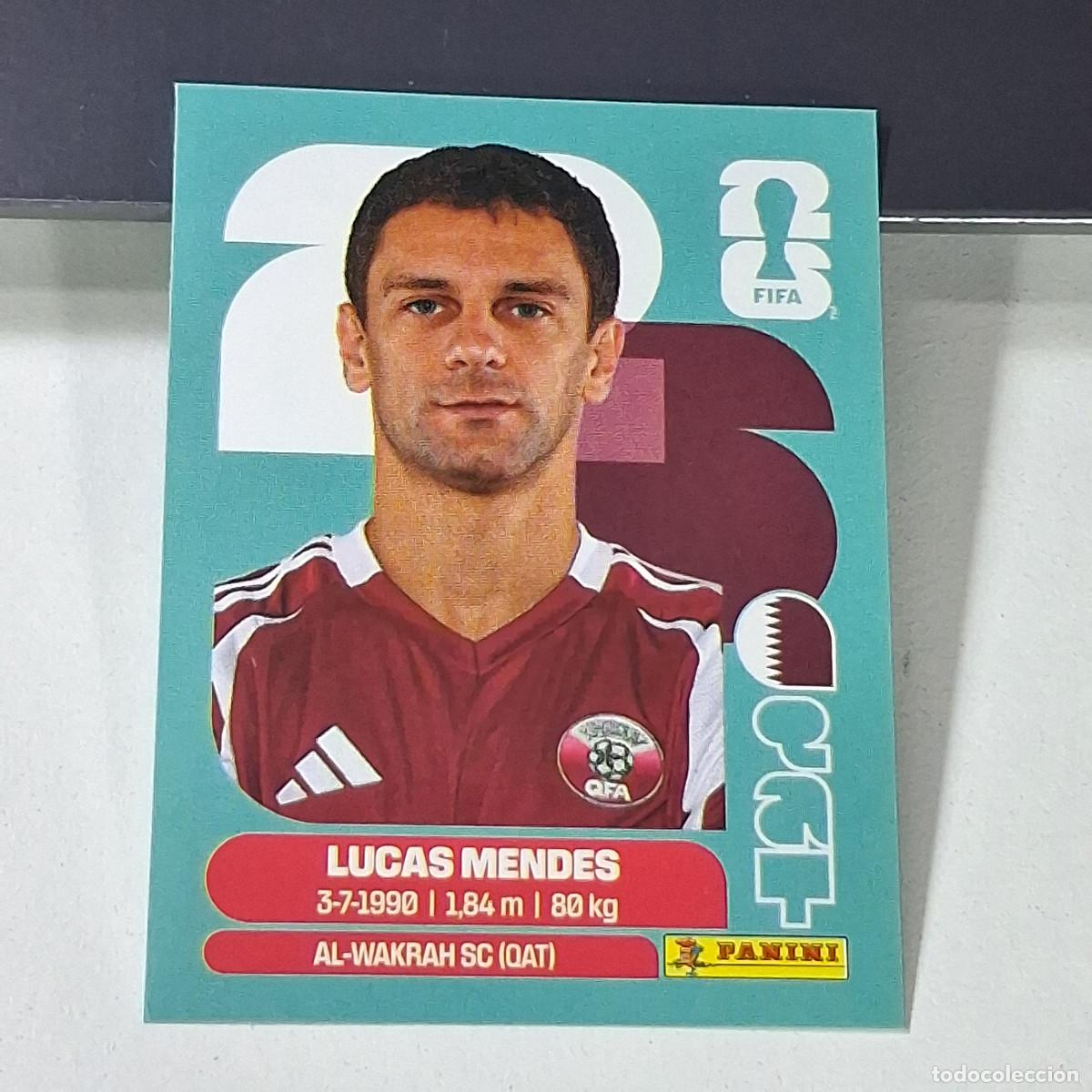 Cromos de f&uacute;tbol: B49 QAT 4 QAT4 LUCAS MENDES QATAR CATAR QAT MUNDIAL FIFA WORLD CUP 2026 STICKER PANINI