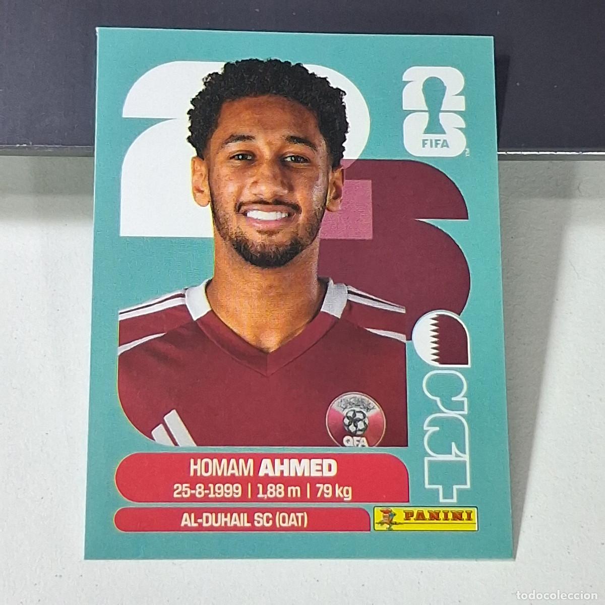 Cromos de f&uacute;tbol: B49 QAT 5 QAT5 HOMAM AHMED QATAR CATAR QAT MUNDIAL FIFA WORLD CUP 2026 STICKER PANINI
