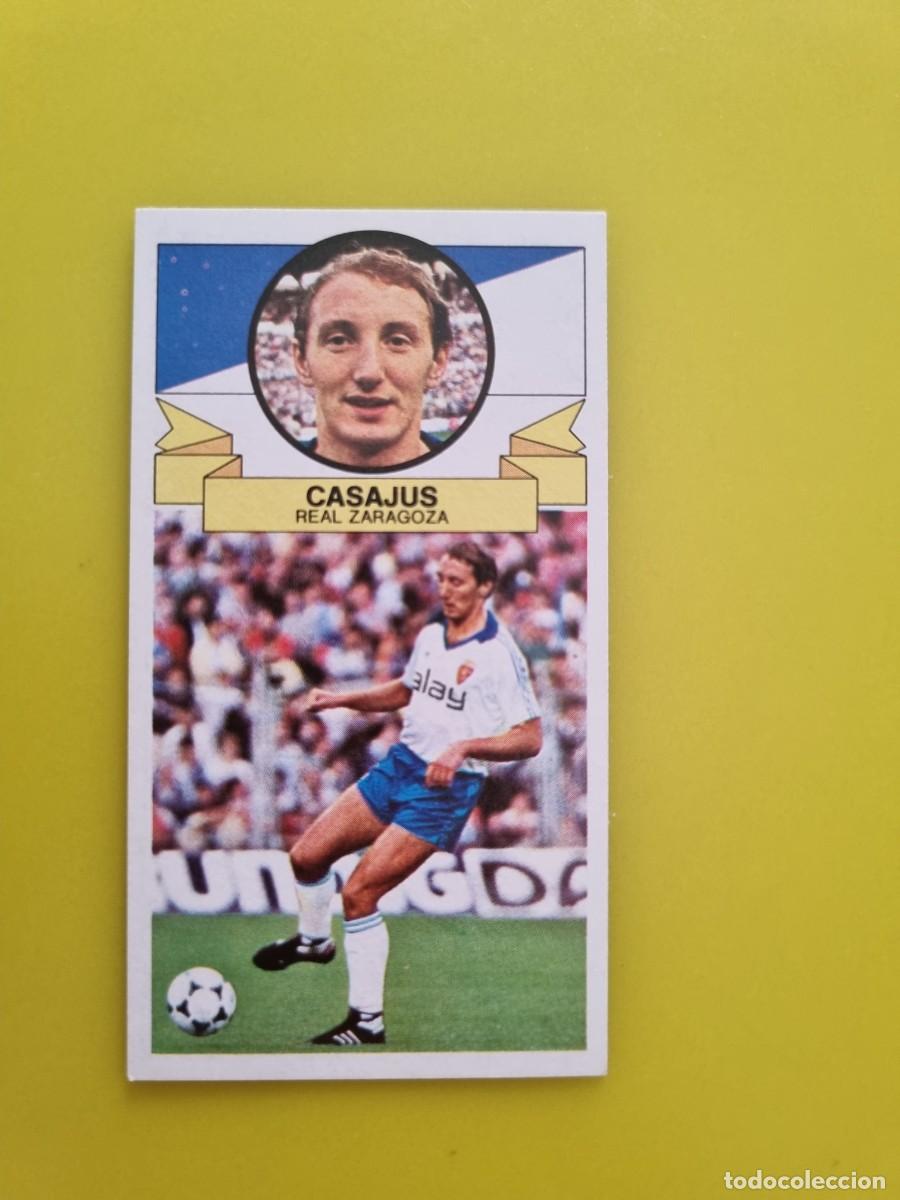 Cromos de f&uacute;tbol: LIGA ESTE 85 86 1985 1986 NUNCA PEGADO SIN PEGAR CASAJUS REAL ZARAGOZA AR826