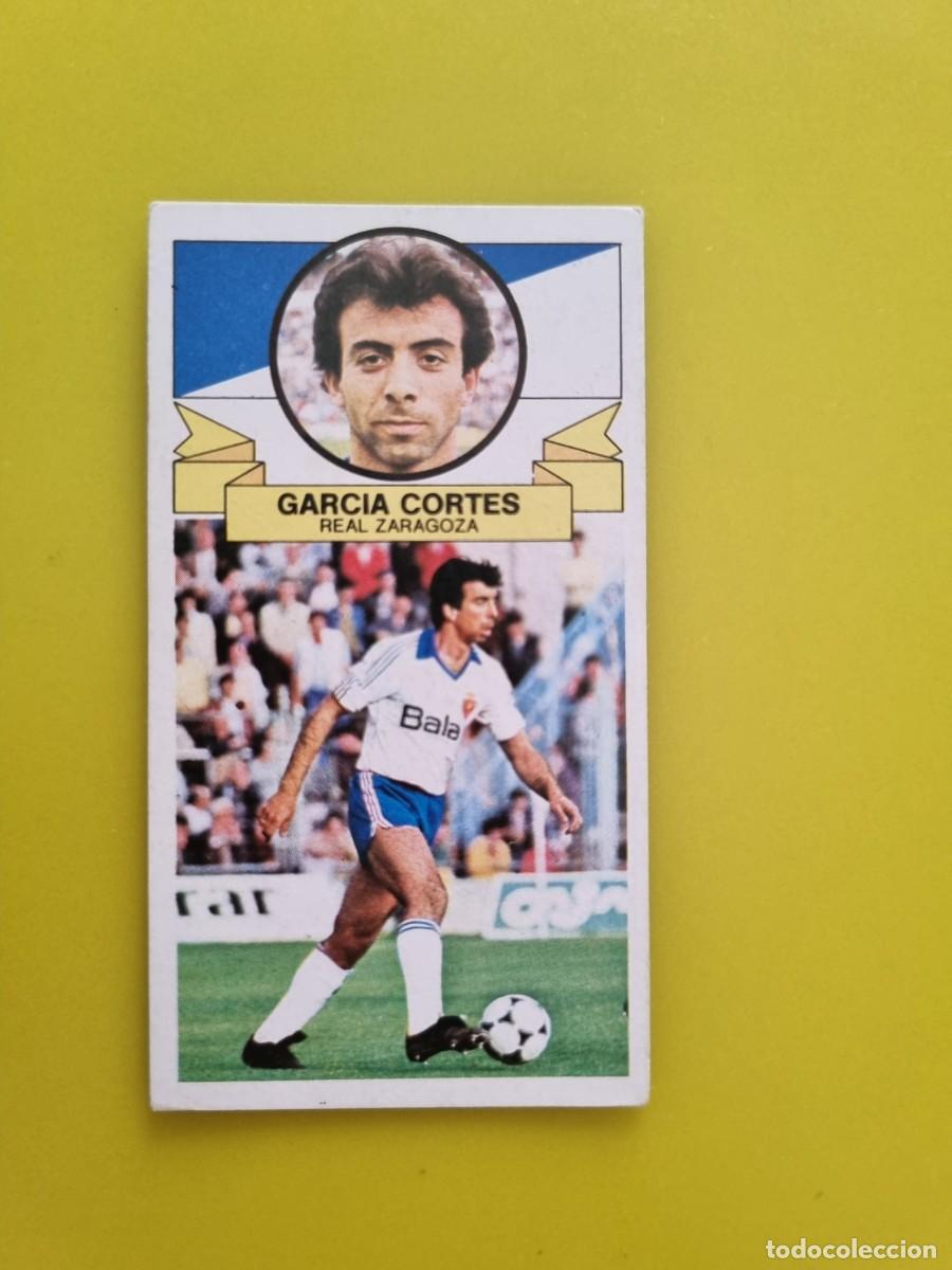 Cromos de f&uacute;tbol: LIGA ESTE 85 86 1985 1986 NUNCA PEGADO SIN PEGAR GARCIA CORTES REAL ZARAGOZA AR826