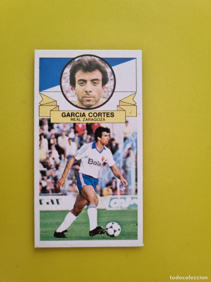 Cromos de f&uacute;tbol: LIGA ESTE 85 86 1985 1986 NUNCA PEGADO SIN PEGAR GARCIA CORTES REAL ZARAGOZA AR826
