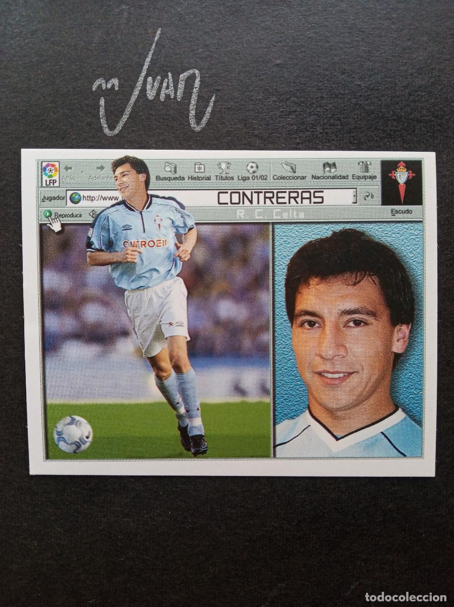 Cromos de f&uacute;tbol: FICHAJE N&ordm; 14 CONTRERAS RC CELTA DE VIGO ⚽ COLECCIONES ESTE &reg; 2001 2002 LIGA 01 02 SIN PEGAR NUNCA