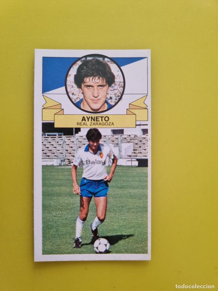 Cromos de f&uacute;tbol: LIGA ESTE 85 86 1985 1986 NUNCA PEGADO SIN PEGAR AYNETO REAL ZARAGOZA AR826