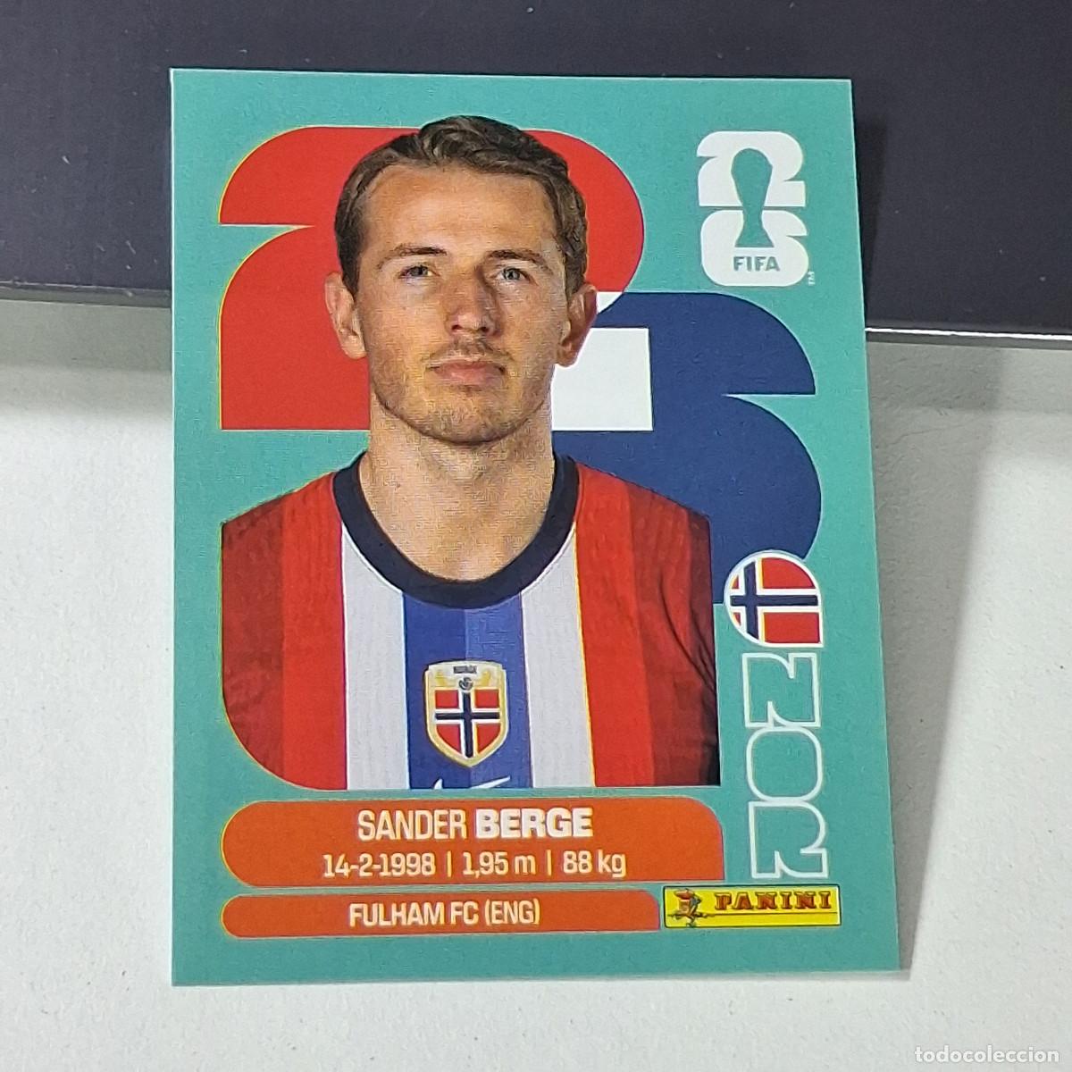 Cartes &agrave; collectionner de Football: B49 NOR 11 NOR11 SANDER BERGE NORUEGA NORWAY NOR MUNDIAL FIFA WORLD CUP 2026 STICKER PANINI