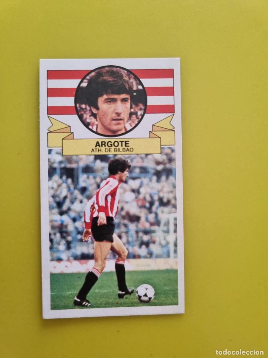 Cromos de f&uacute;tbol: CROMO LIGA ESTE 85 86 1985 1986 NUNCA PEGADO SIN PEGAR ARGOTE ATH BILBAO AR826