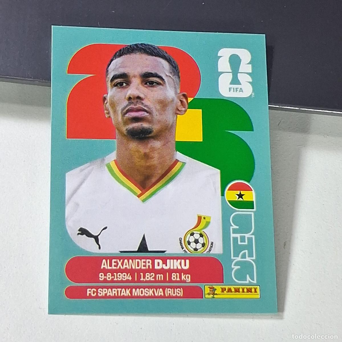 Cromos de f&uacute;tbol: B49 GHA6 ALEXANDER DJIKU 6 GHANA GHA MUNDIAL FIFA WORLD CUP 2026 STICKER PANINI