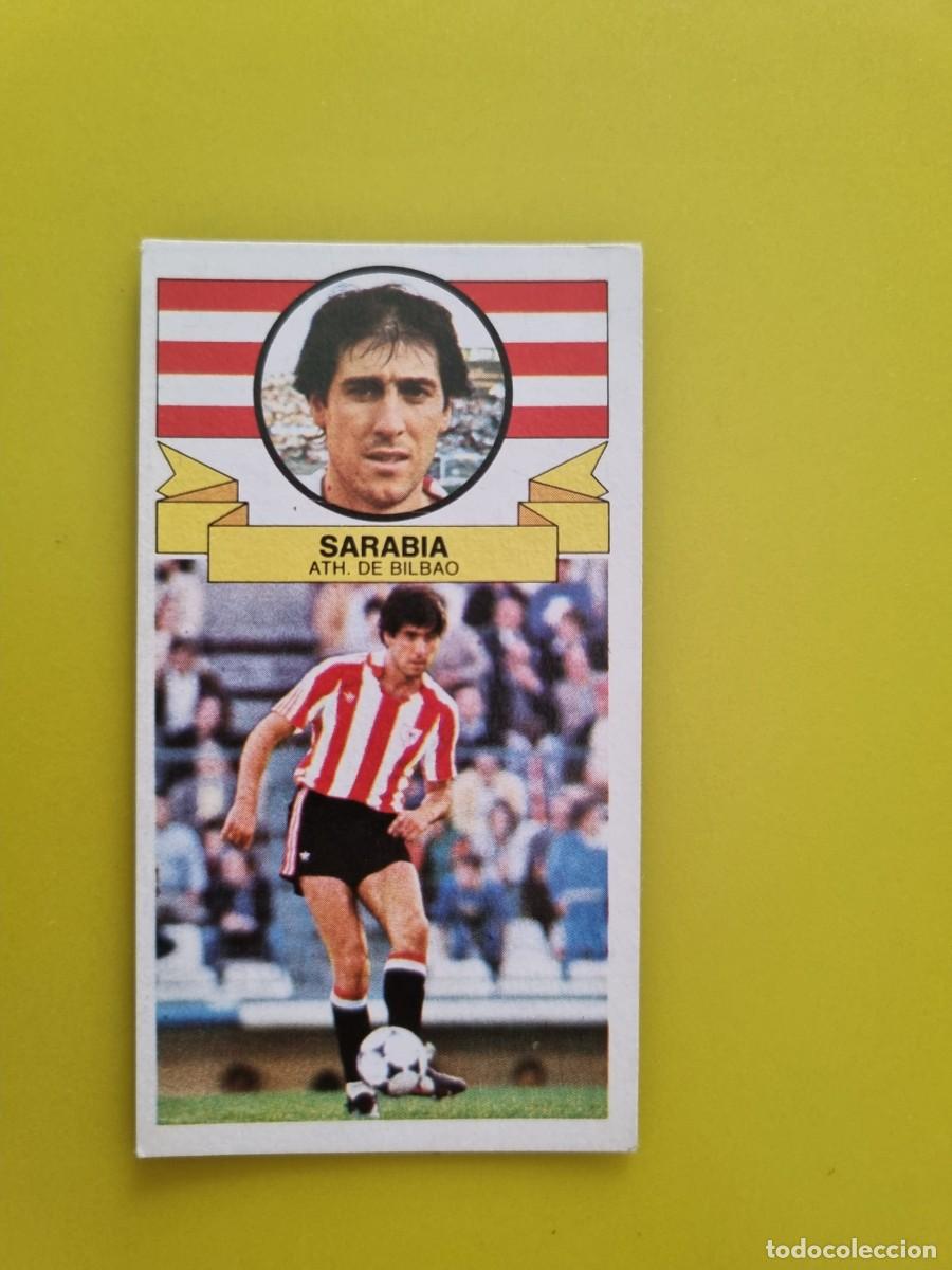 Cromos de f&uacute;tbol: CROMO LIGA ESTE 85 86 1985 1986 NUNCA PEGADO SIN PEGAR SARABIA ATH BILBAO AR826
