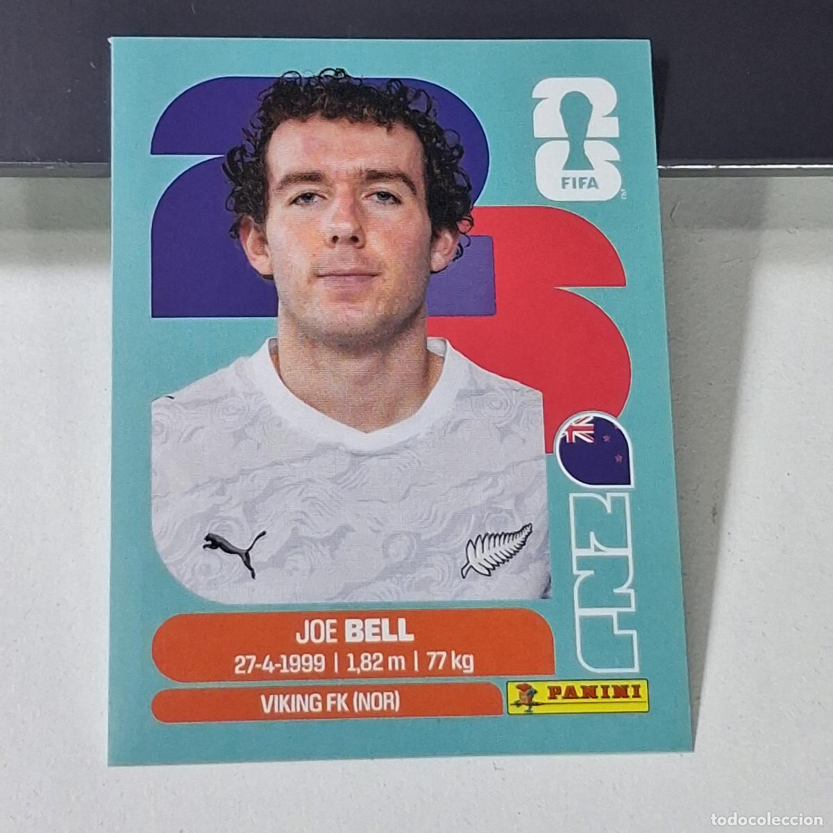Cromos de Futebol: B49 NZL 10 NZL10 JOE BELL NUEVA ZELANDA NZL NEW ZEALAND MUNDIAL FIFA WORLD CUP 2026 STICKER PANINI