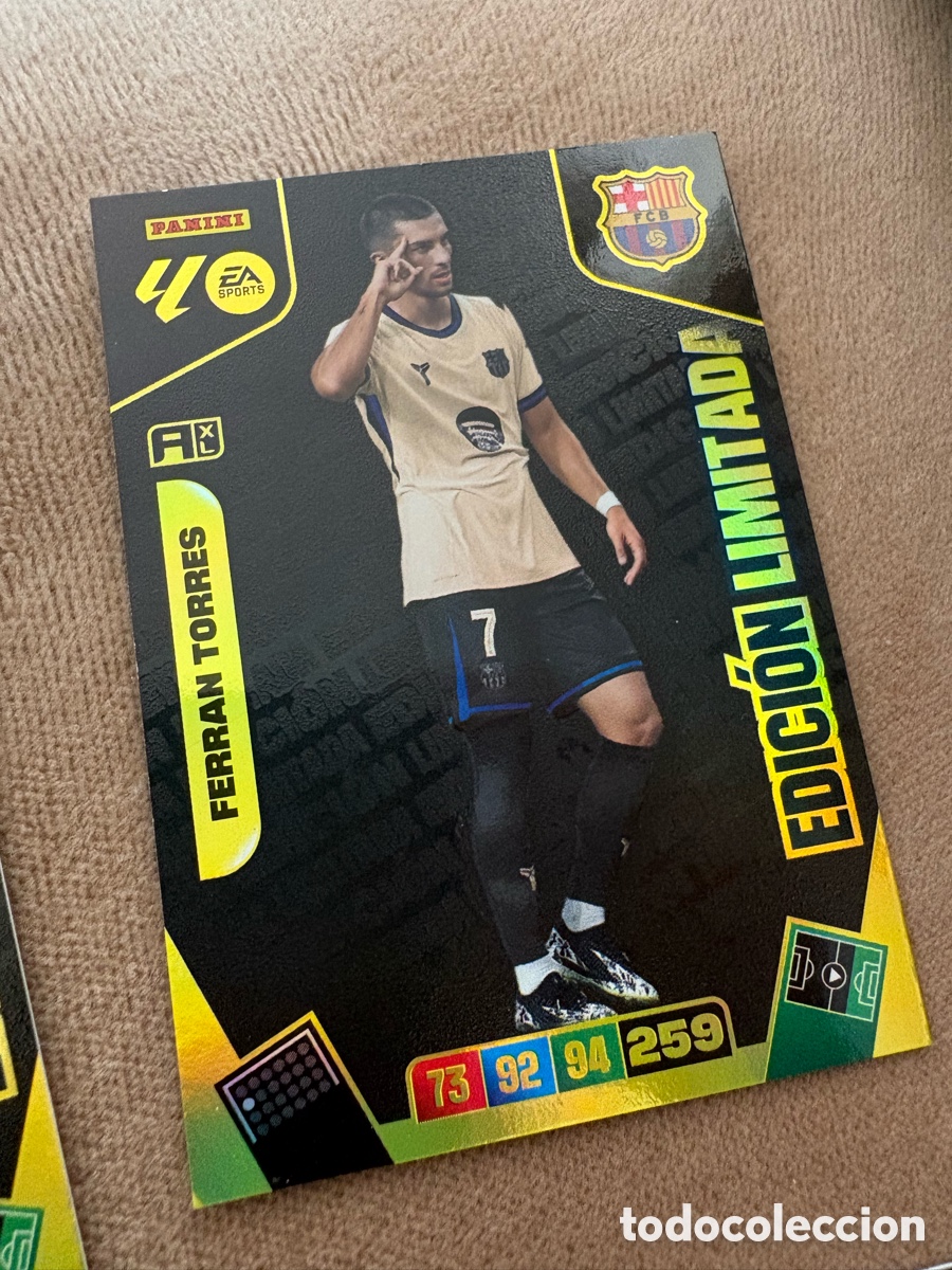 Cromos de Futebol: Ferr&aacute;n Torres Barcelona Edici&oacute;n limitada Adrenalyn XL 2025/26 25/26