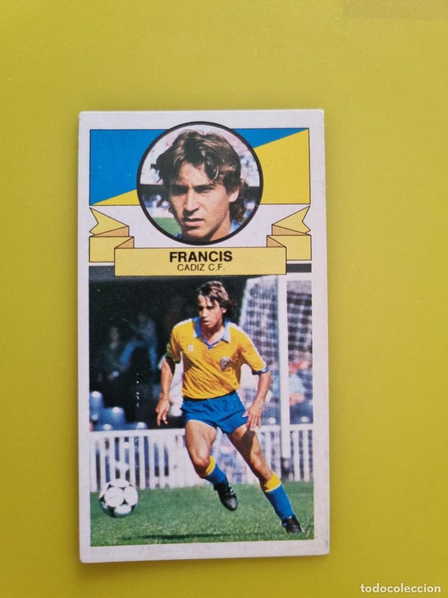 Cromos de Futebol: CROMO LIGA ESTE 85 86 1985 1986 NUNCA PEGADO SIN PEGAR FRANCIS C&Aacute;DIZ CF AR826
