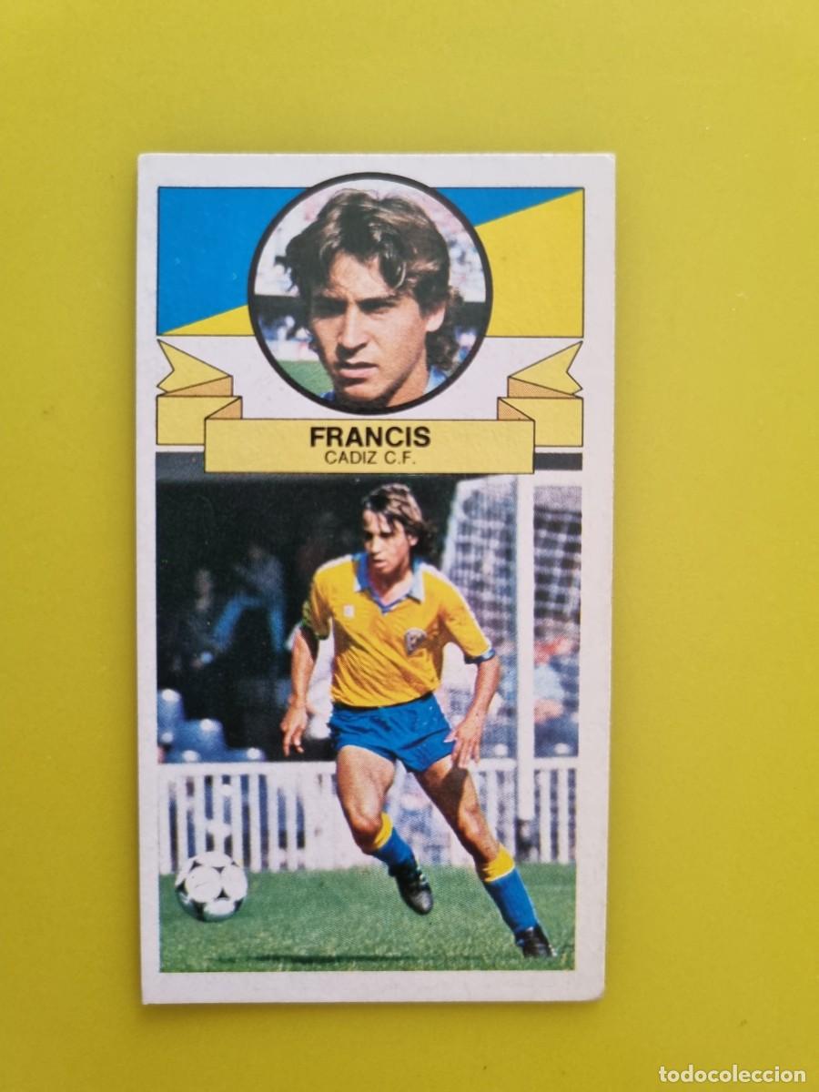 Cromos de Futebol: CROMO LIGA ESTE 85 86 1985 1986 NUNCA PEGADO SIN PEGAR FRANCIS C&Aacute;DIZ CF AR826
