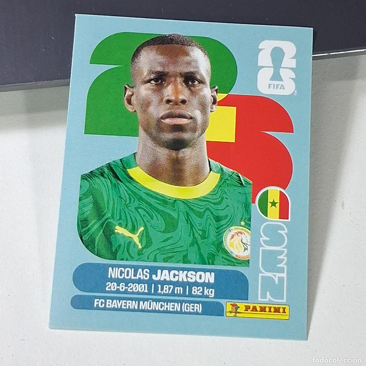 Cromos de Futebol: B49 SEN 19 SEN19 NICOLAS JACKSON SENEGAL MUNDIAL FIFA WORLD CUP 2026 STICKER PANINI