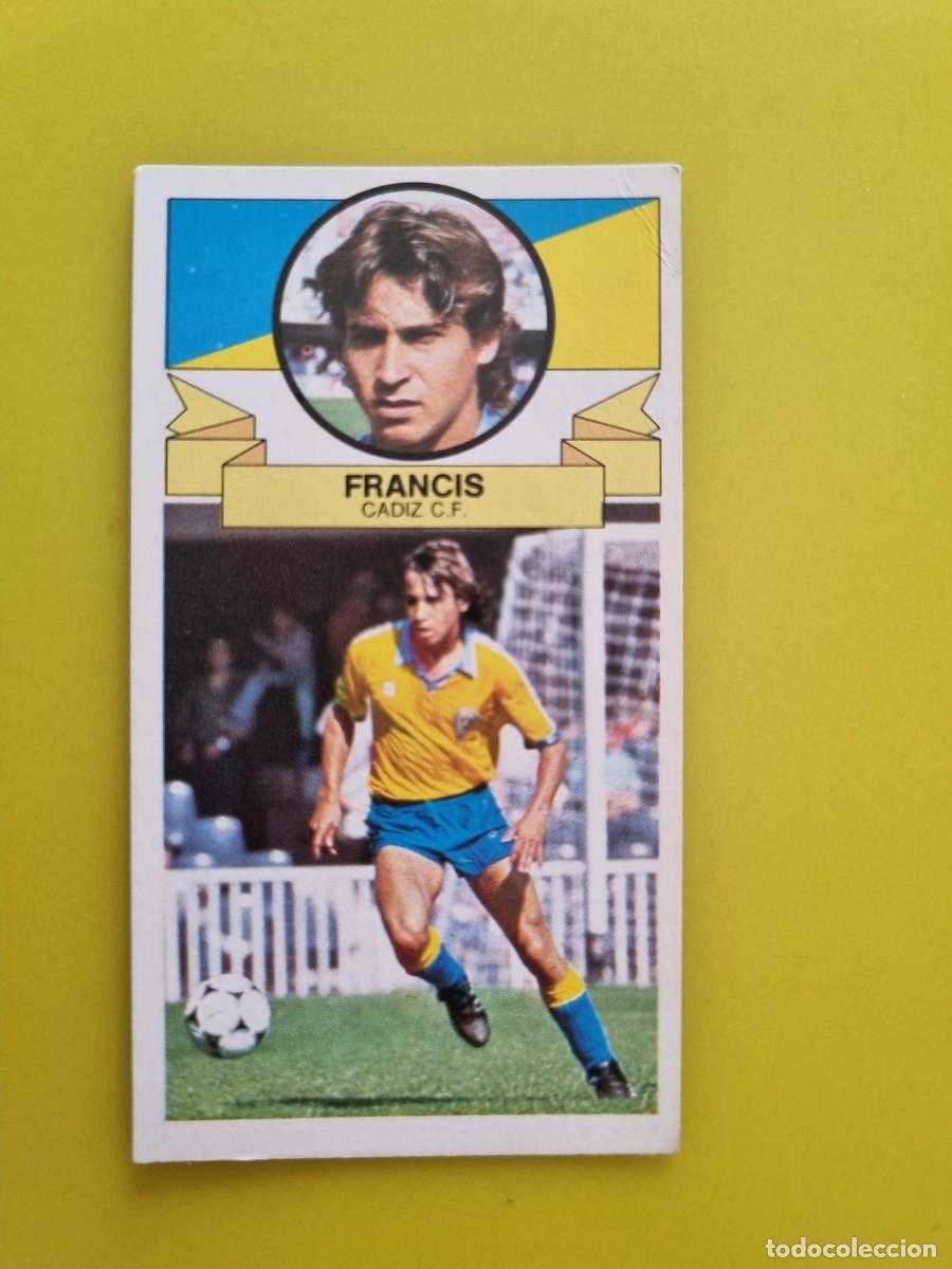 Cromos de Futebol: CROMO LIGA ESTE 85 86 1985 1986 NUNCA PEGADO SIN PEGAR FRANCIS C&Aacute;DIZ CF AR826