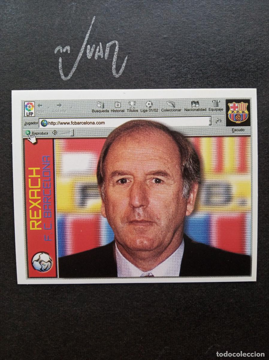 Cromos de Futebol: ENTRENADOR REXACH BARCELONA ⚽ COLECCIONES ESTE &reg; 2001 2002 LIGA 01 02 SIN PEGAR NUNCA PEGADO NUEVO