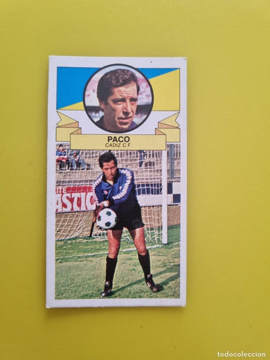 Cromos de Futebol: CROMO LIGA ESTE 85 86 1985 1986 NUNCA PEGADO SIN PEGAR PACO C&Aacute;DIZ CF AR826