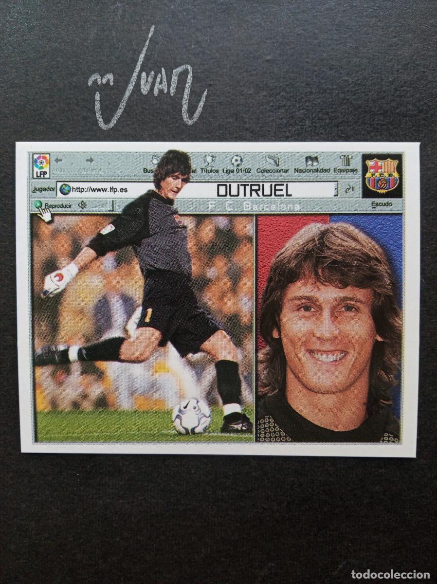 Cromos de Futebol: DUTRUEL FC BARCELONA FRANCIA ⚽ COLECCIONES ESTE &reg; 2001 2002 LIGA 01 02 SIN PEGAR NUNCA PEGADO NUEVO