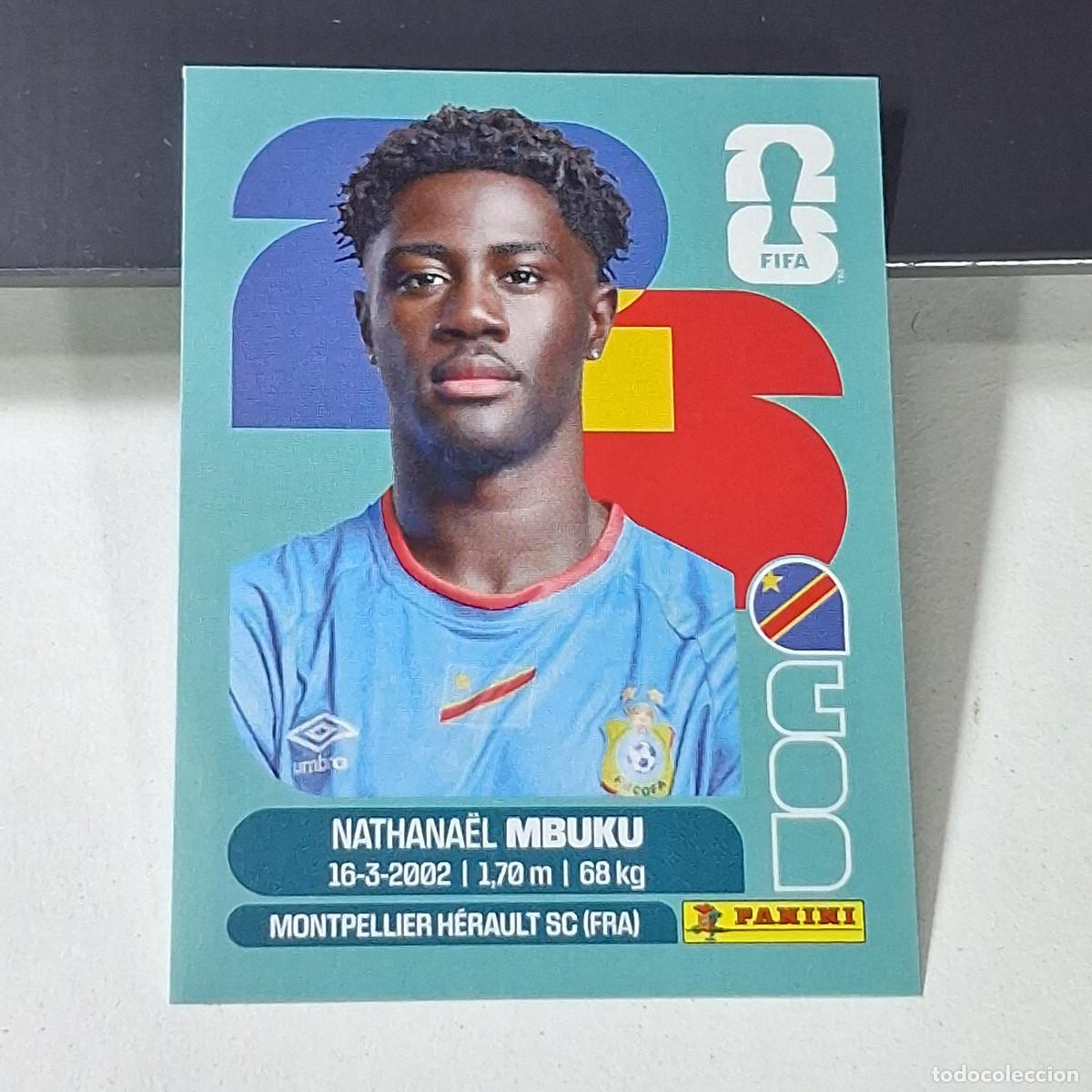 Cromos de Futebol: B49 COD 20 COD20 NATHANAEL MBUKU COD REPUBLICA CONGO MUNDIAL FIFA WORLD CUP 2026 STICKER PANINI