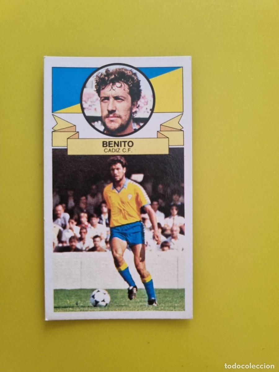 Cromos de f&uacute;tbol: CROMO LIGA ESTE 85 86 1985 1986 NUNCA PEGADO SIN PEGAR BENITO C&Aacute;DIZ CF AR826