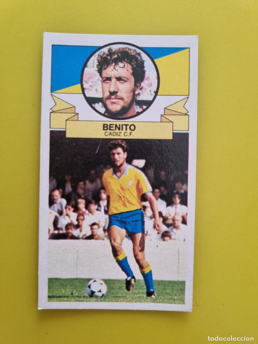 Cromos de f&uacute;tbol: CROMO LIGA ESTE 85 86 1985 1986 NUNCA PEGADO SIN PEGAR BENITO C&Aacute;DIZ CF AR826