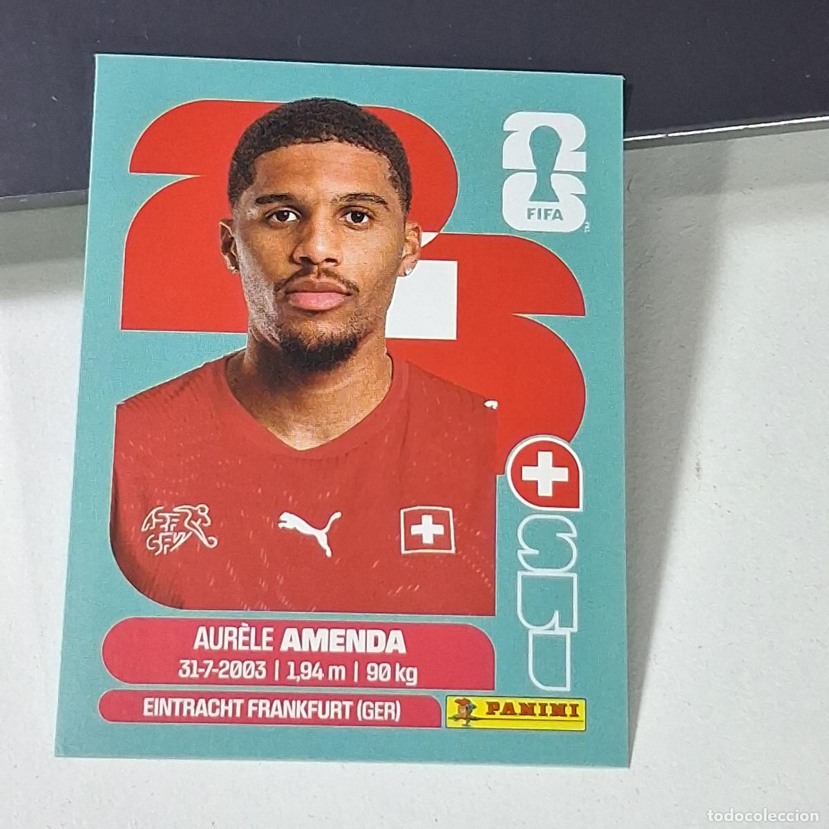 Cromos de f&uacute;tbol: B49 SUI7 AUR&Egrave;LE AMENDA 7 SUIZA SUI SWITZERLAND MUNDIAL FIFA WORLD CUP 2026 STICKER PANINI