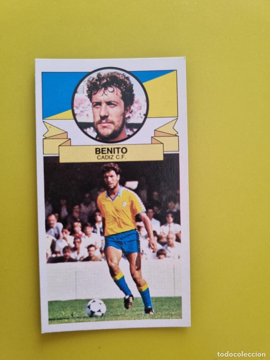 Cromos de f&uacute;tbol: CROMO LIGA ESTE 85 86 1985 1986 NUNCA PEGADO SIN PEGAR BENITO C&Aacute;DIZ CF AR826