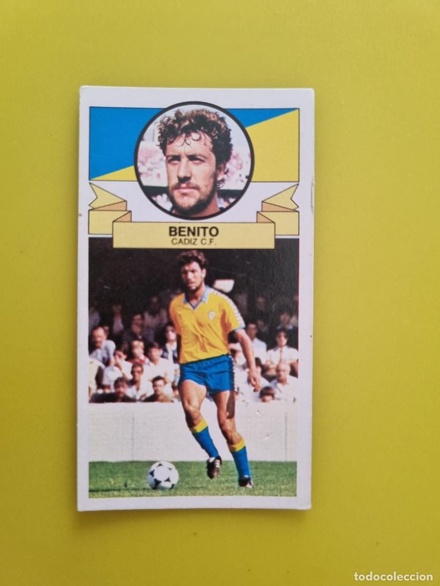 Cromos de f&uacute;tbol: CROMO LIGA ESTE 85 86 1985 1986 NUNCA PEGADO SIN PEGAR BENITO C&Aacute;DIZ CF AR826