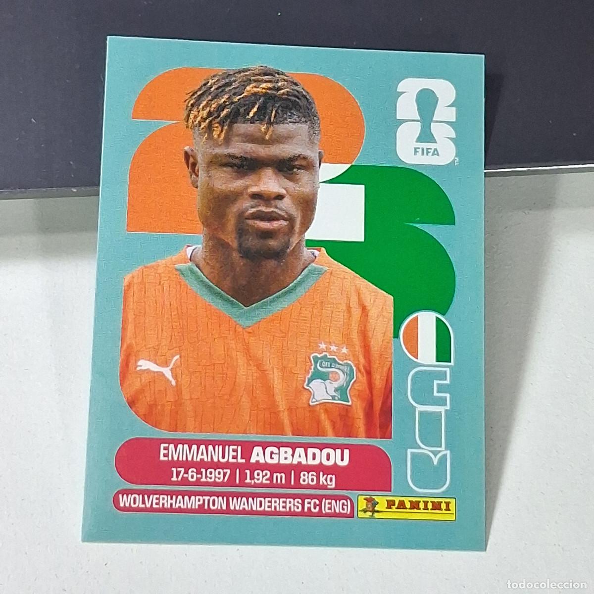 Figurine di Calcio: B49 CIV 8 CIV8 EMMANUEL AGBADOU COSTA DE IVORY COAST MUNDIAL FIFA WORLD CUP 2026 STICKER PANINI