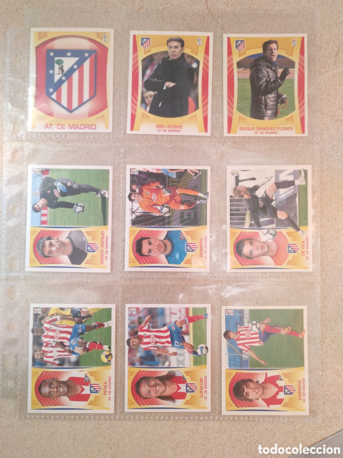Figurine di Calcio: LOTE 28 CROMOS DIFERENTES AT. MADRID LIGA ESTE 09 10 2009 2010 NUEVOS