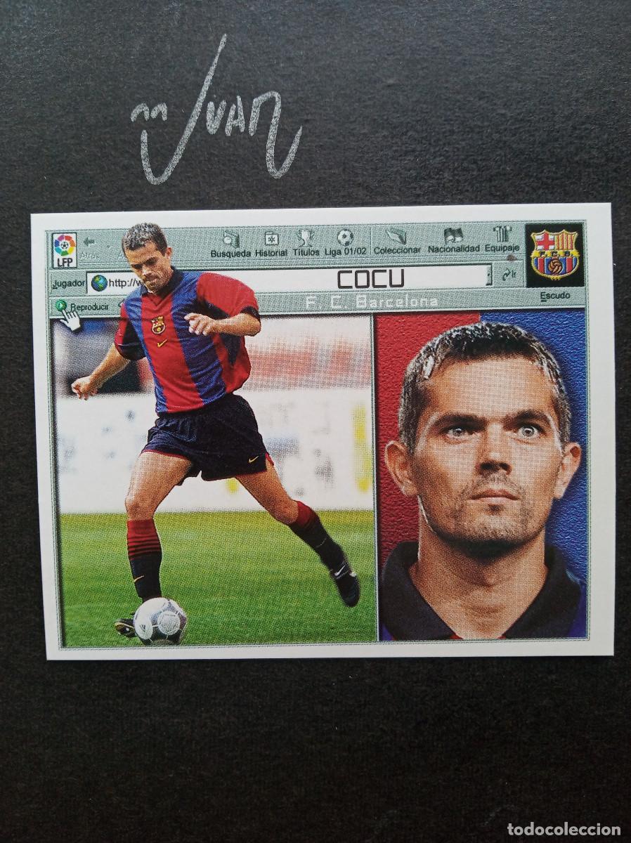 Figurine di Calcio: COCU FC BARCELONA NETHERLANDS ⚽ COLECCIONES ESTE &reg; 2001 2002 LIGA 01 02 SIN PEGAR NUNCA PEGADO NUEVO