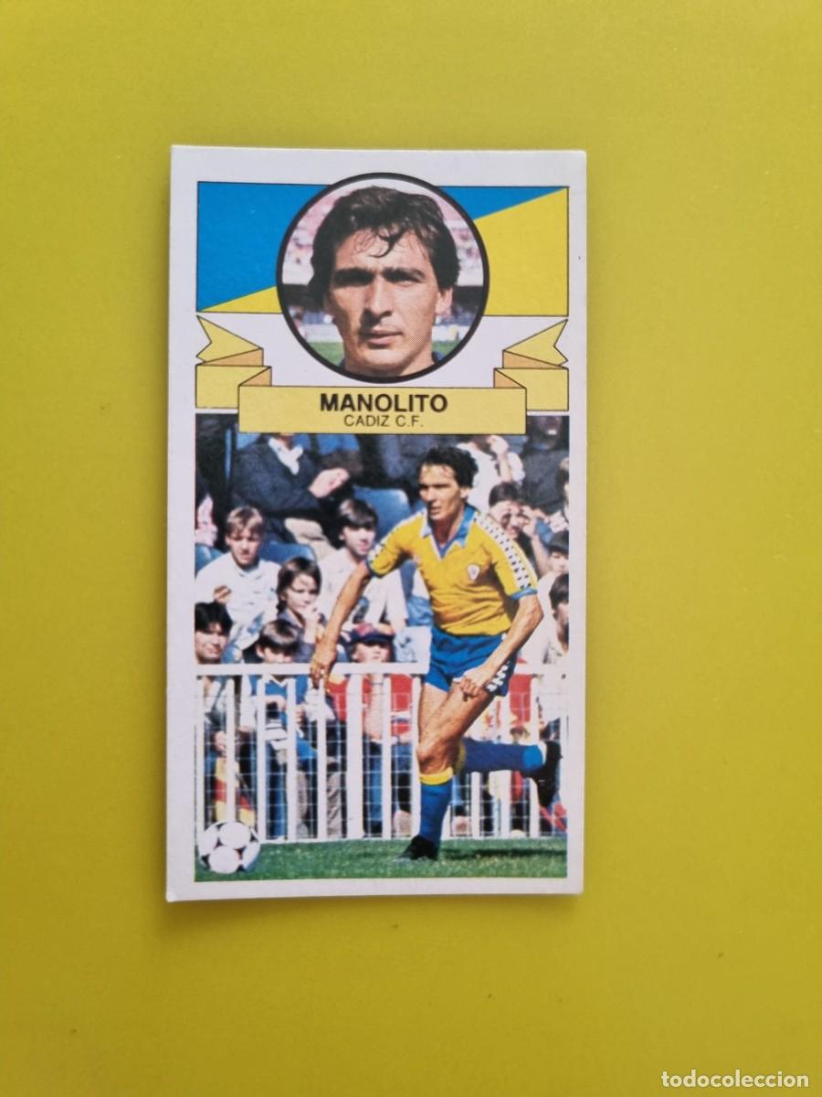 Figurine di Calcio: CROMO LIGA ESTE 85 86 1985 1986 NUNCA PEGADO SIN PEGAR MANOLITO C&Aacute;DIZ CF AR826
