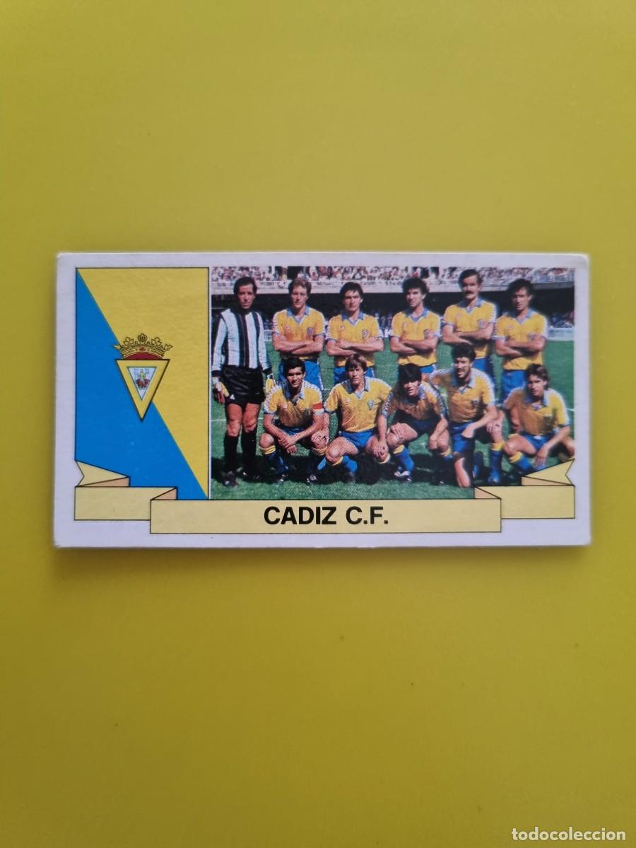 Figurine di Calcio: CROMO LIGA ESTE 85 86 1985 1986 NUNCA PEGADO SIN PEGAR ALINEACIONES C&Aacute;DIZ CF AR826