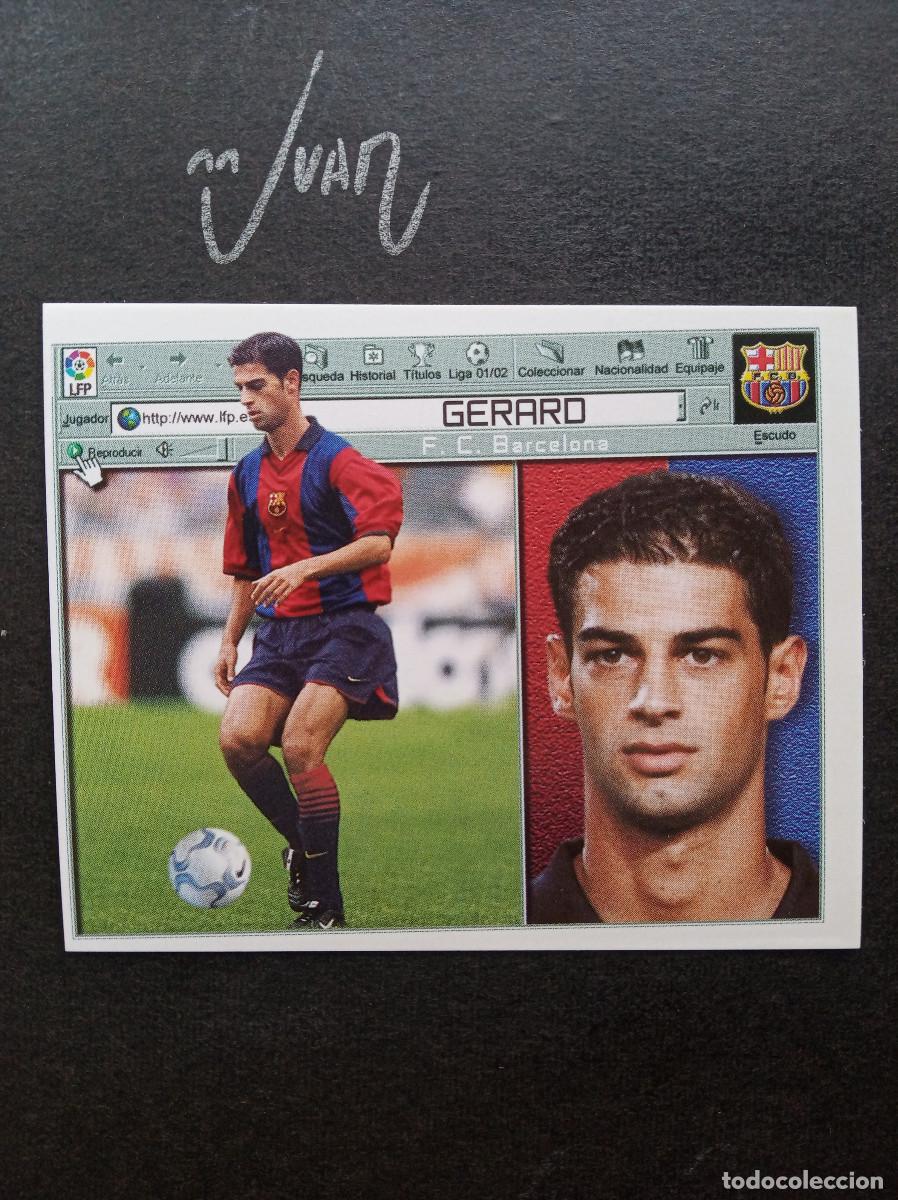 Figurine di Calcio: GERARD FC BARCELONA ESPA&Ntilde;A ⚽ COLECCIONES ESTE &reg; 2001 2002 LIGA 01 02 SIN PEGAR NUNCA PEGADO NUEVO