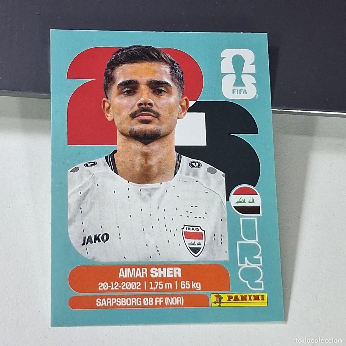Cromos de Futebol: B49 IRQ 15 IRQ15 AIMAR SHER IRAQ MUNDIAL FIFA WORLD CUP 2026 STICKER PANINI