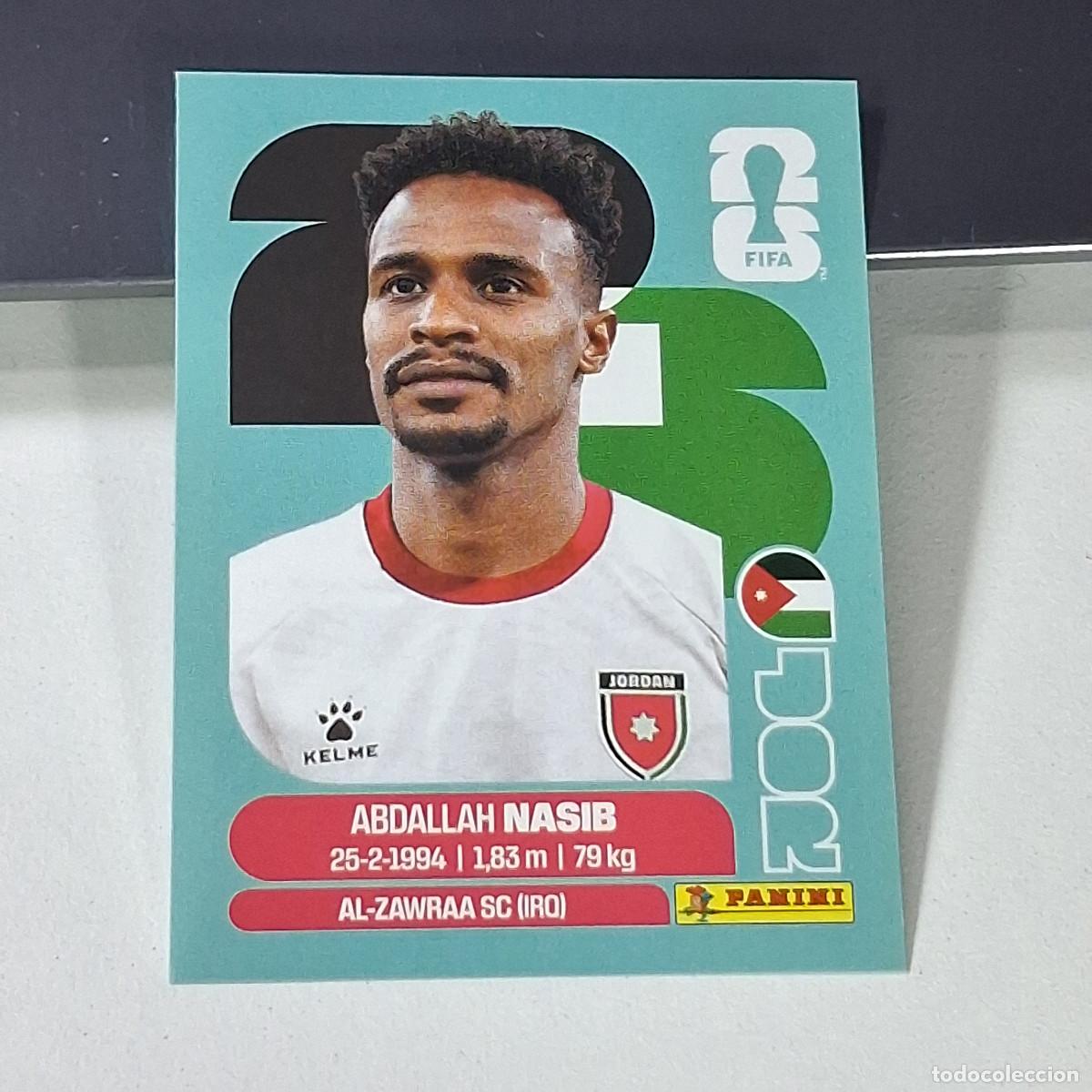 Cromos de f&uacute;tbol: B49 JOR6 ABDALLAH NASIB 6 JORDANIA JOR MUNDIAL FIFA WORLD CUP 2026 STICKER PANINI