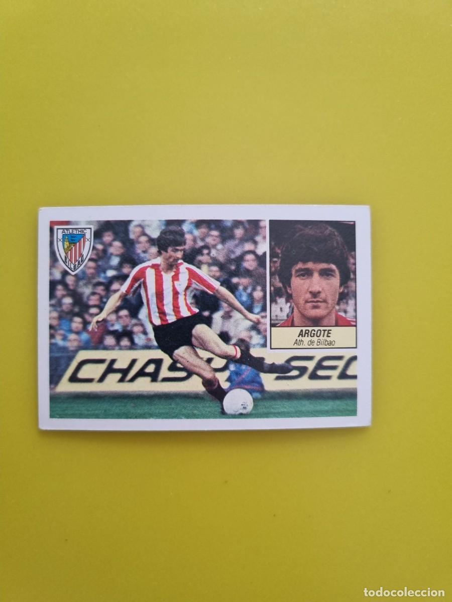 Cromos de f&uacute;tbol: CROMO LIGA ESTE 84 85 1984 1985 NUNCA PEGADO SIN PEGAR ARGOTE ATH BILBAO AR826