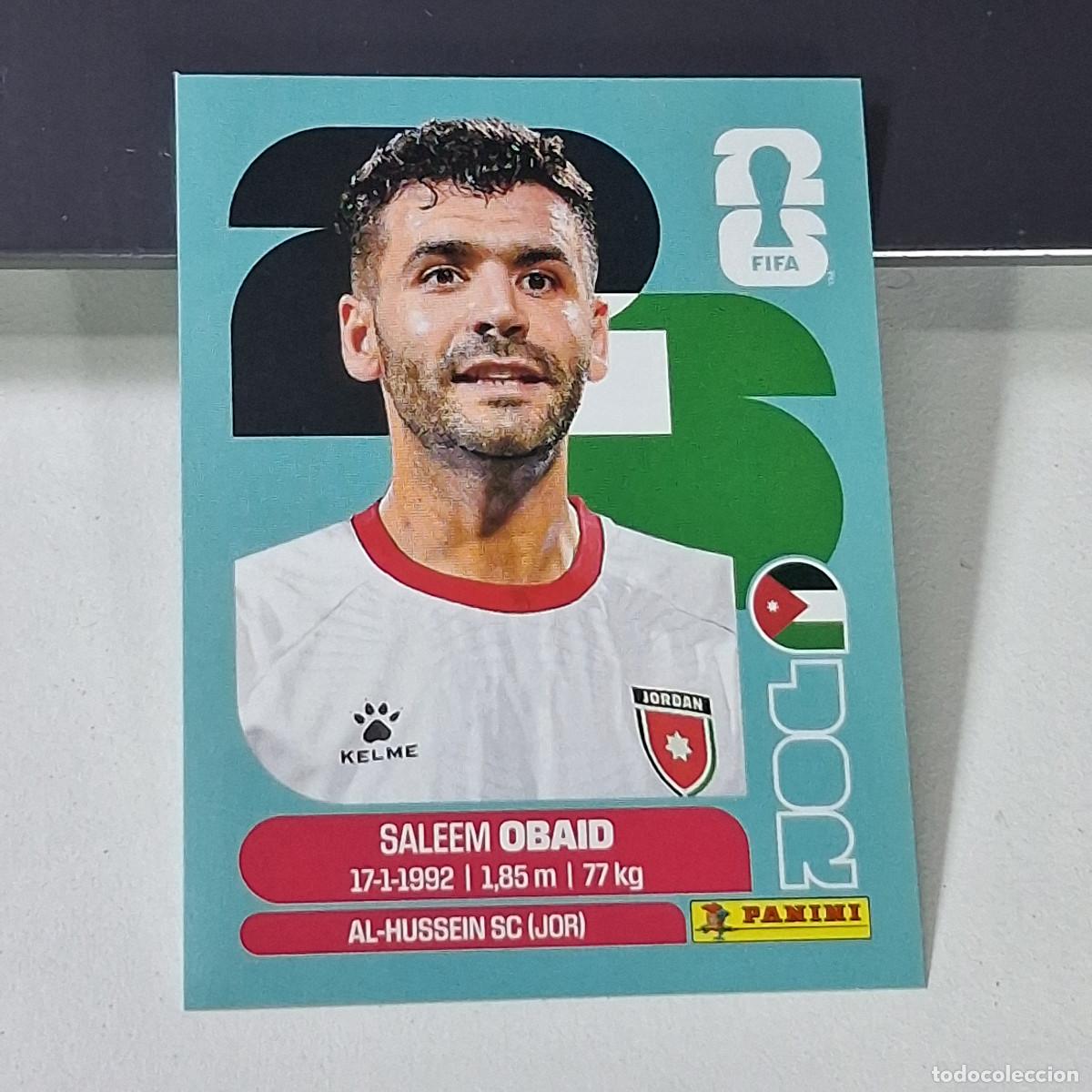 Cromos de f&uacute;tbol: B49 JOR7 SALEEM OBAID 7 JORDANIA JOR MUNDIAL FIFA WORLD CUP 2026 STICKER PANINI