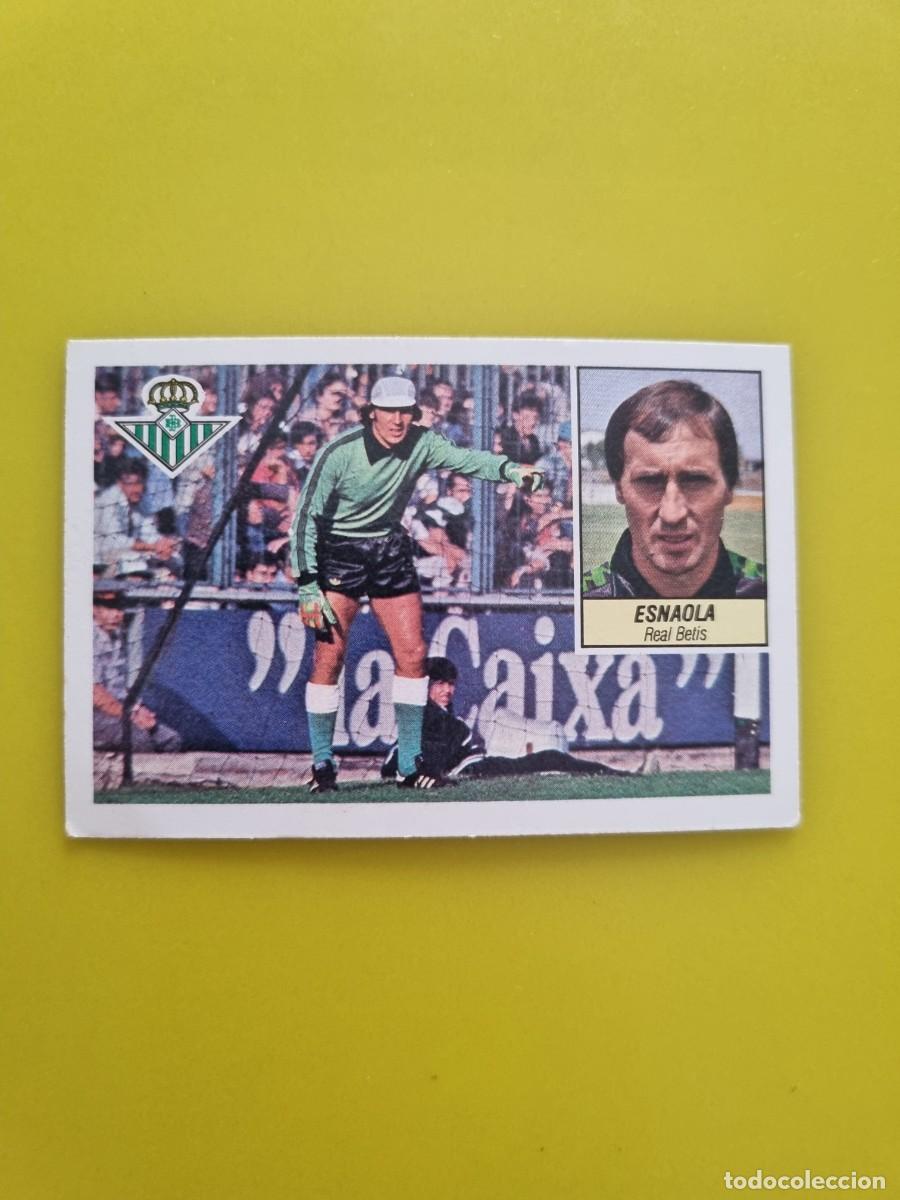Football Stickers: CROMO LIGA ESTE 84 85 1984 1985 NUNCA PEGADO SIN PEGAR ESNAOLA REAL BETIS AR826