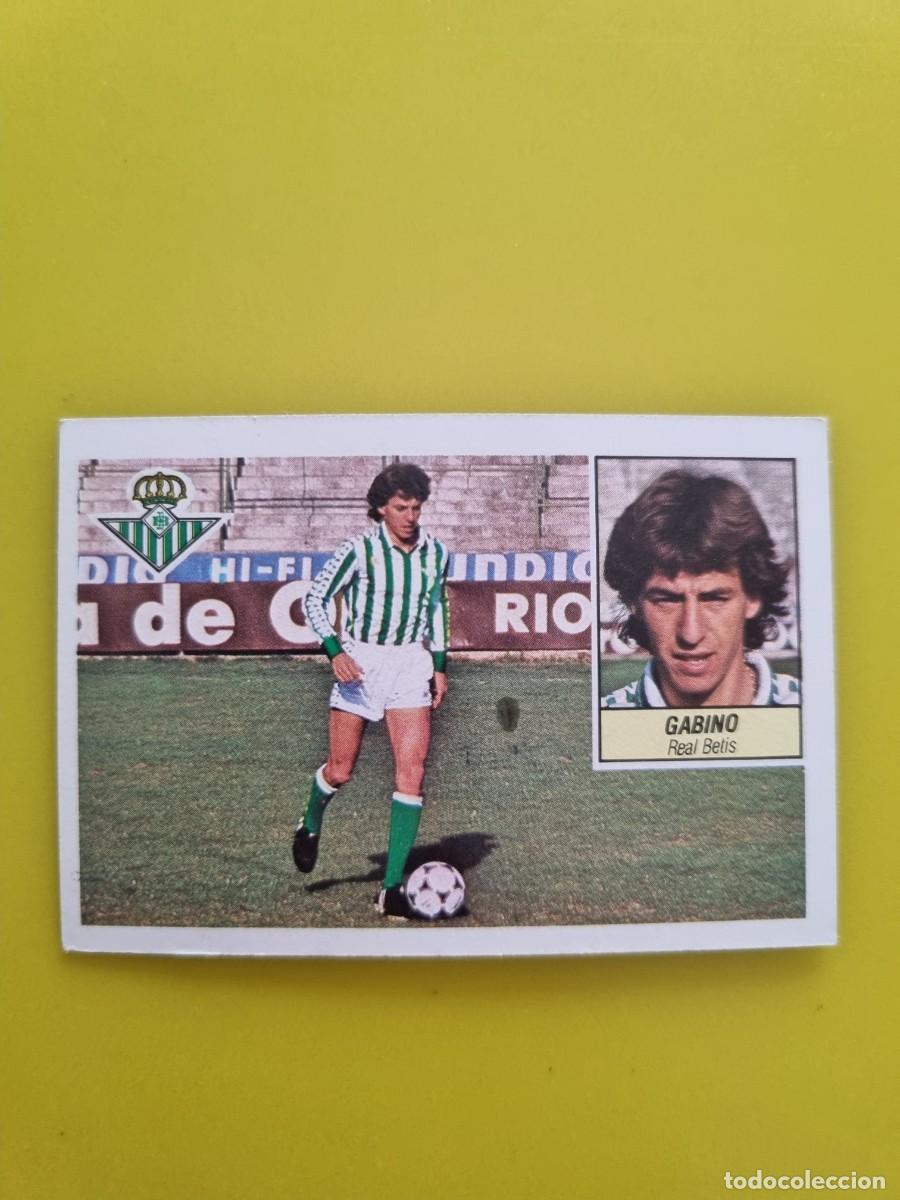 Cromos de f&uacute;tbol: CROMO LIGA ESTE 84 85 1984 1985 NUNCA PEGADO SIN PEGAR GABINO REAL BETIS AR826