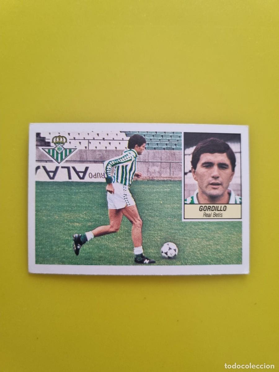 Football Stickers: CROMO LIGA ESTE 84 85 1984 1985 NUNCA PEGADO SIN PEGAR GORDILLO REAL BETIS AR826