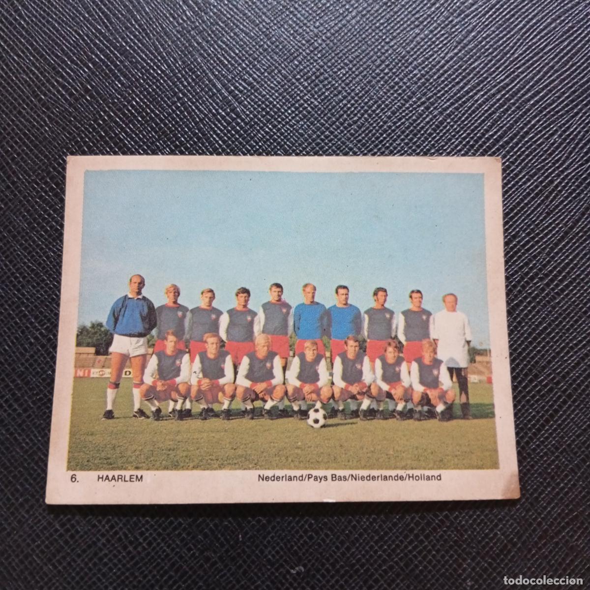 Football Stickers: 6 HAARLEM PLANTILLA HOLANDA MONTY GUM 1969 1970 CROMO FUTBOL 69 70 - SIN PEGAR - A44 PG109