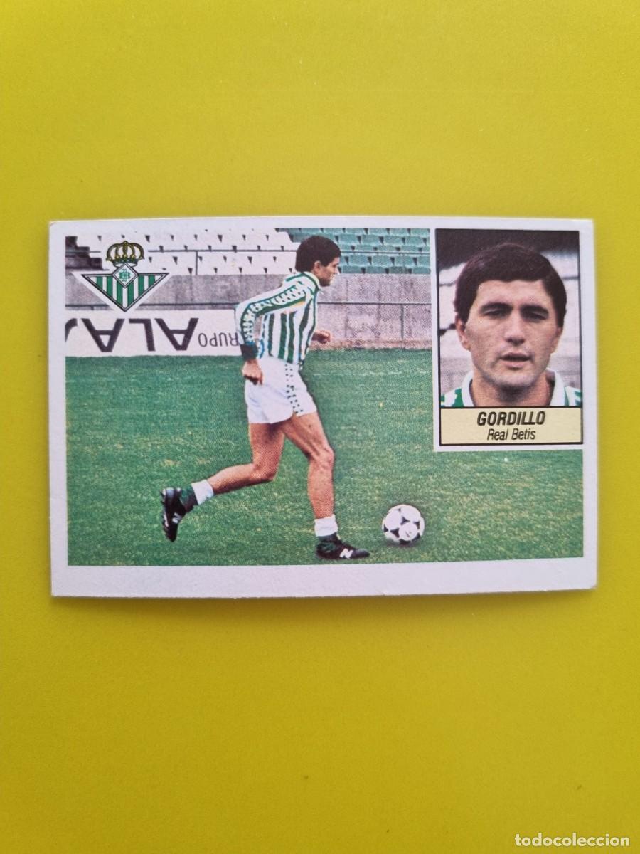 Football Stickers: CROMO LIGA ESTE 84 85 1984 1985 NUNCA PEGADO SIN PEGAR GORDILLO REAL BETIS AR826