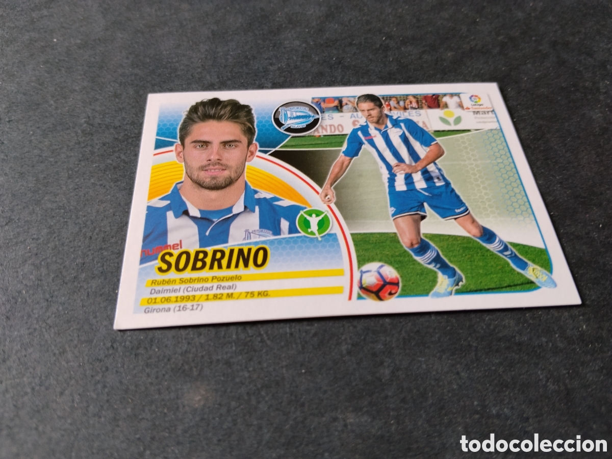 Football Stickers: Cromo Futbol 2016-17 , Sobrino , Deportivo Alaves