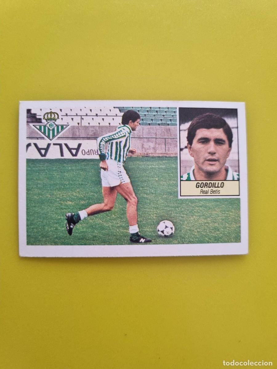 Football Stickers: CROMO LIGA ESTE 84 85 1984 1985 NUNCA PEGADO SIN PEGAR GORDILLO REAL BETIS AR826