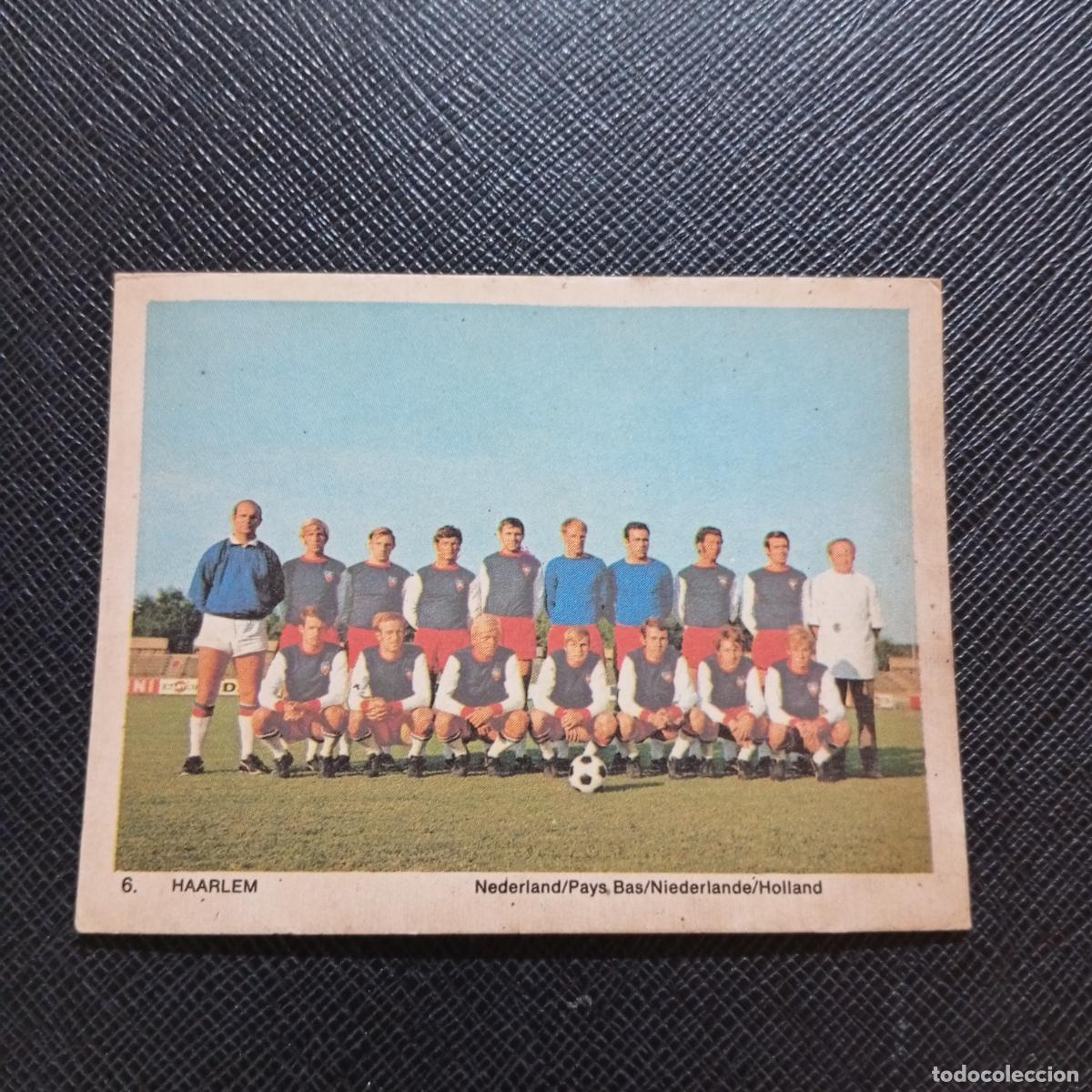 Cromos de f&uacute;tbol: 6 HAARLEM PLANTILLA HOLANDA MONTY GUM 1969 1970 CROMO FUTBOL 69 70 - SIN PEGAR - A44 PG109 B