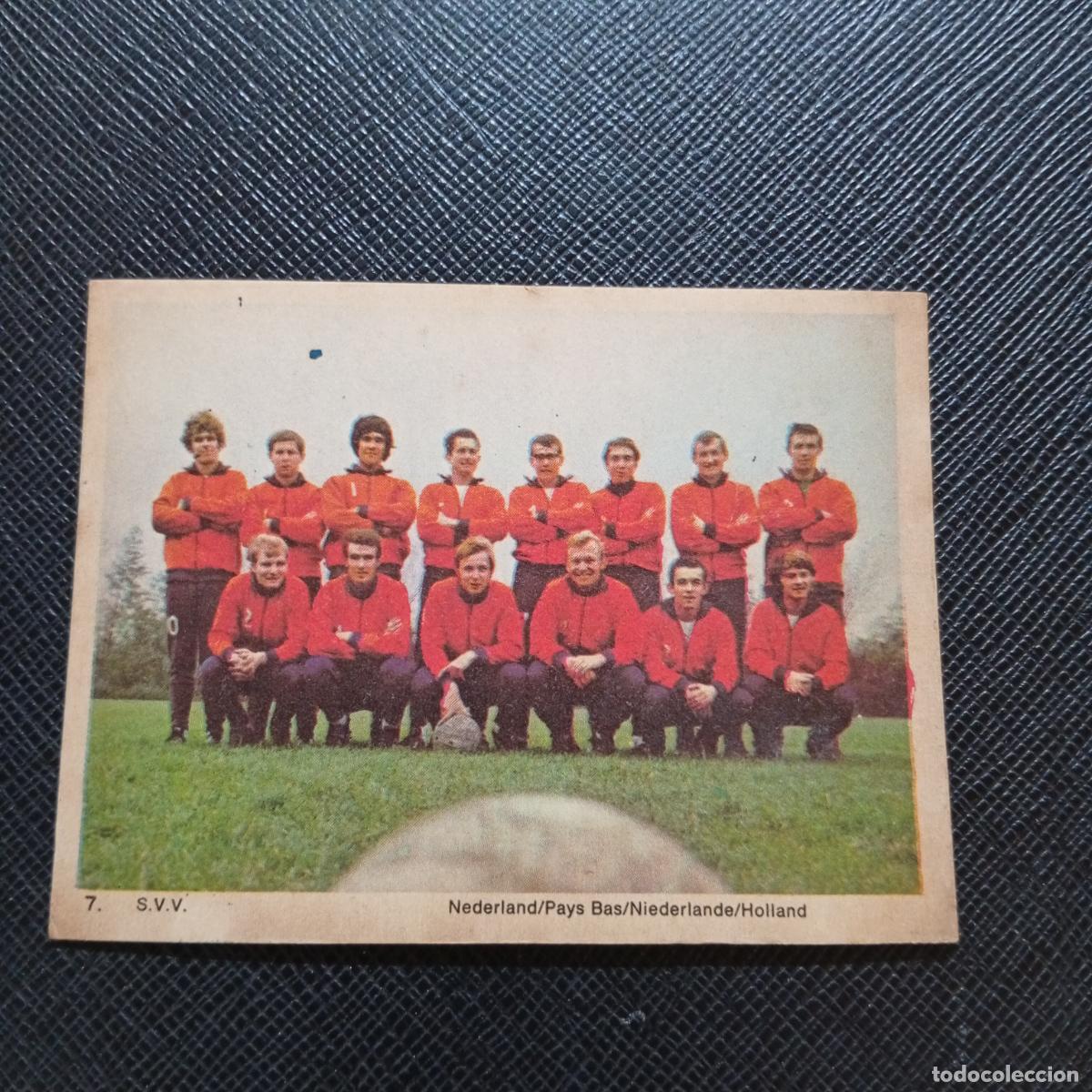Cromos de f&uacute;tbol: 7 S.V.V. ALINEACION HOLANDA MONTY GUM 1969 1970 CROMO FUTBOL 69 70 - SIN PEGAR - A44 PG118