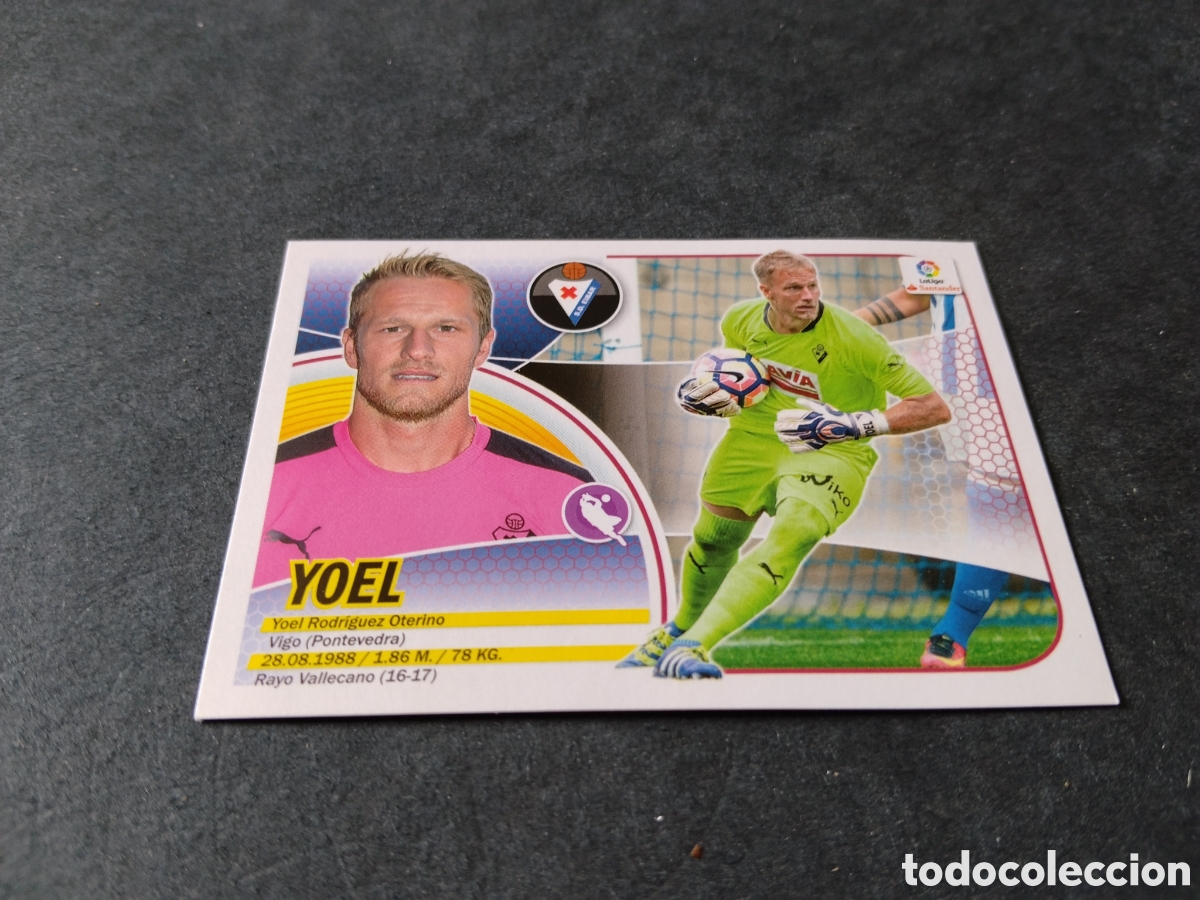 Cromos de f&uacute;tbol: Cromo Futbol 2016-17 , Yoel , S.D. Eibar