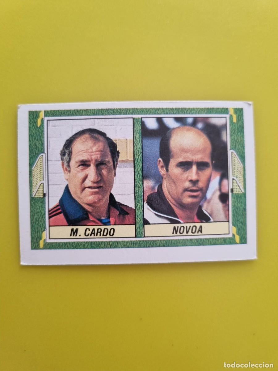Cromos de f&uacute;tbol: CROMO LIGA ESTE 84 85 1984 1985 NUNCA PEGADO SIN PEGAR ENTRENADORES M. CARDO/NOVOA AR826